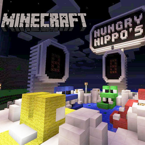 Minecraft Hungry Hungry Hippos