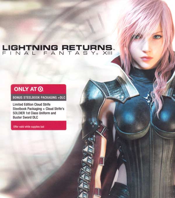 Final Fantasy XIII Lightning Returns Box Art