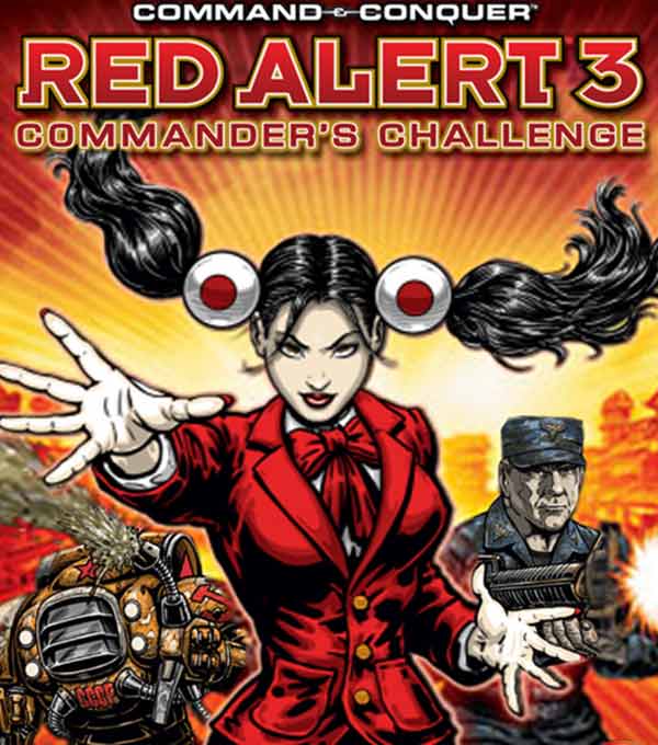 Command and Conquer Red Alert 3 Commander’s Challenge Box Art